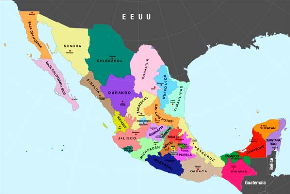 Límites geográficos de México